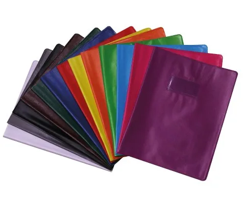 Protège-cahier en PVC Agneau 17×22 cm — Bleu Clair – Purple