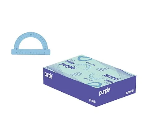 Rapporteur 180°/10CM Prima Géo – Purple