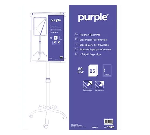 Papier Flipchart 88*60cm – Purple