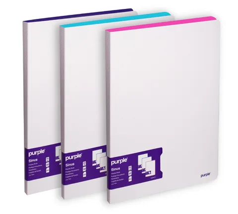 Protège Documents PP Sinus 60 Vues – Purple
