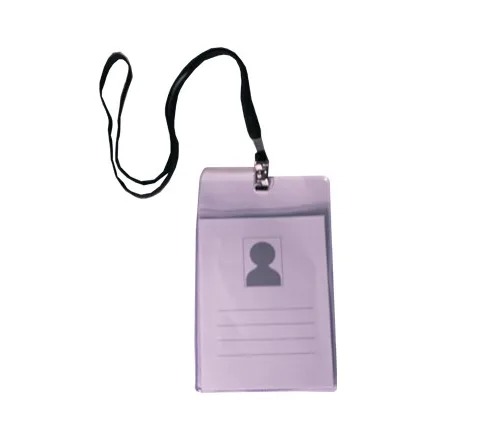 Porte Badge B7 avec Cordon en PVC – Purple