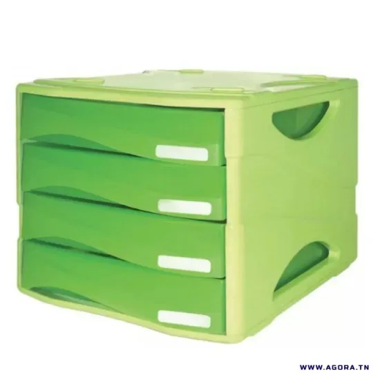 Bloc de 4 Tir Transp Smile Vert Arda TR15P4