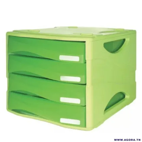 Bloc de 4 Tir Transp Smile Vert Arda TR15P4