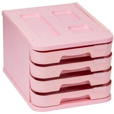 Bloc 4 Tiroir Rose Pastel 1000MP-32