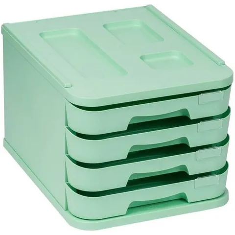 Bloc 4 Tiroir Vert Pastel 1000MP-34