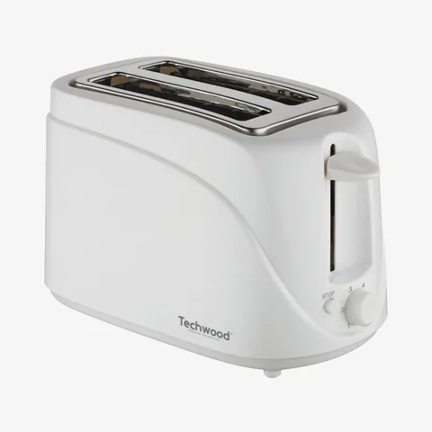 Techwood TGP-202 Grille-pain Blanc 700W