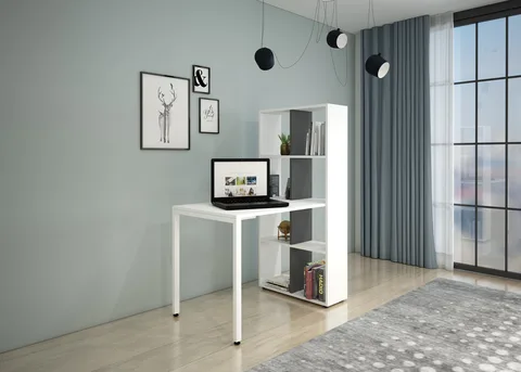Bureau Informatique Felix Blanc 1100*1450*650