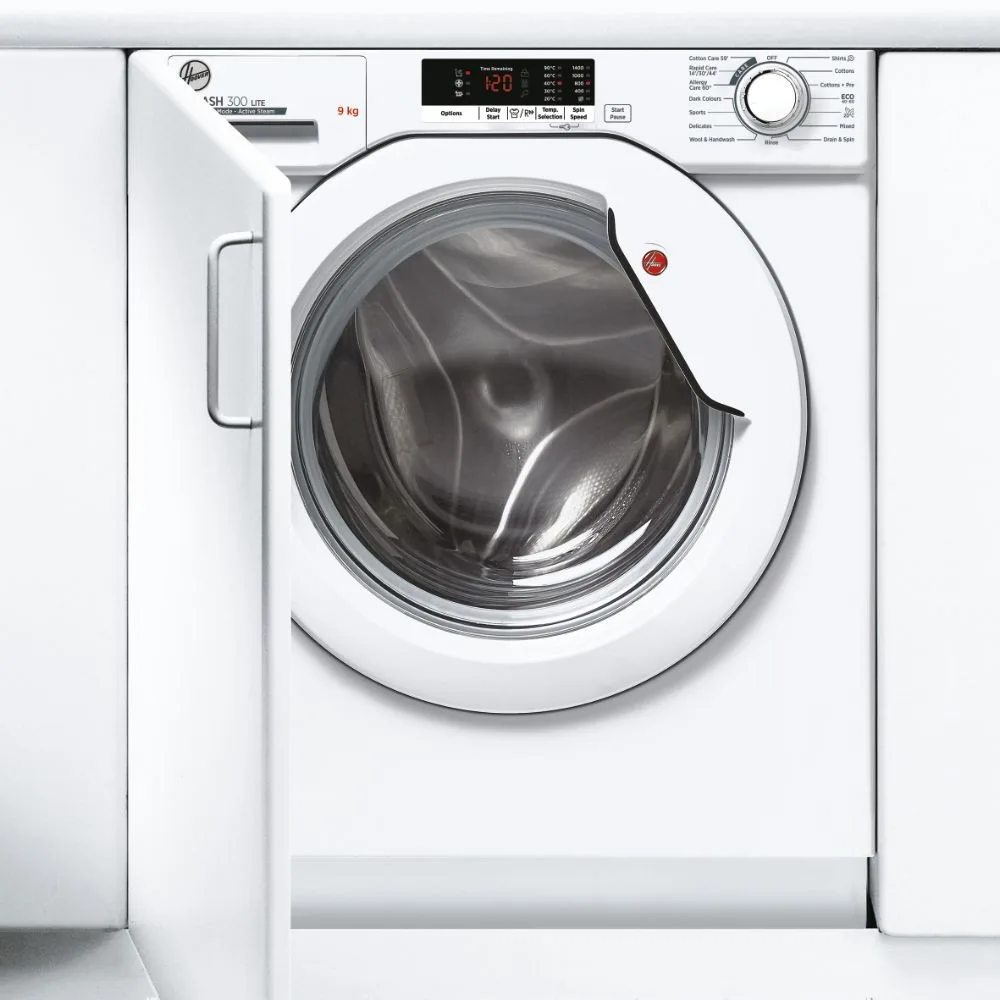 Hoover Hbws 49D2E-80 Lave-linge Encastrable 9 KG Silver