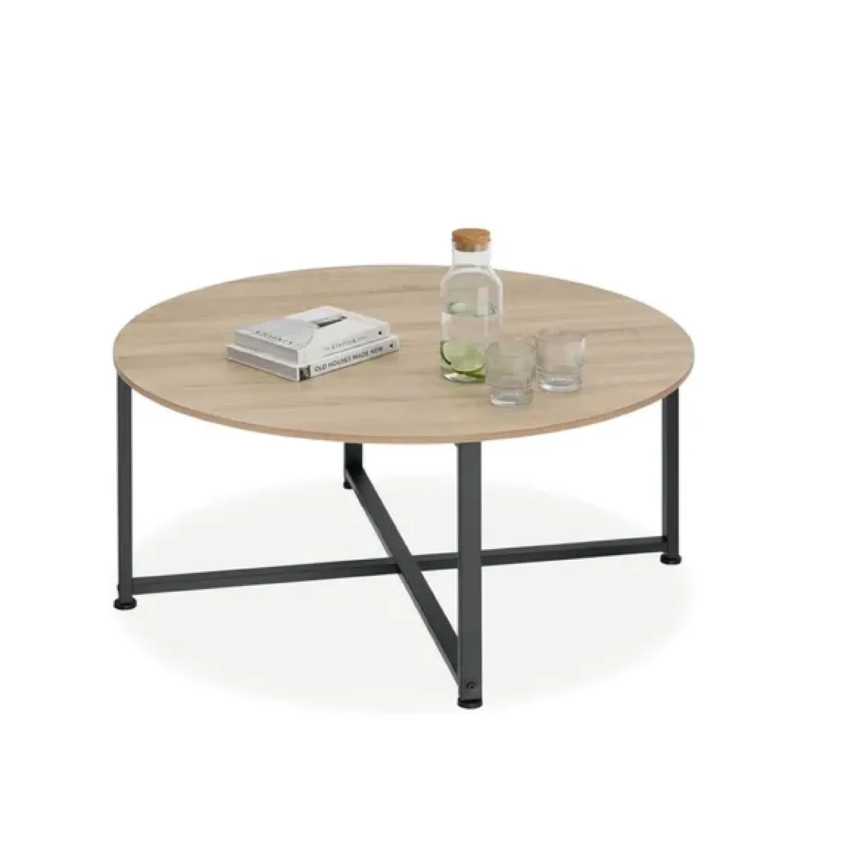 Structure Table Croise Rond 80*40