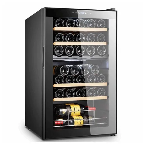 Cave à Vin Livoo GS146 88L 33 Bouteilles Noir