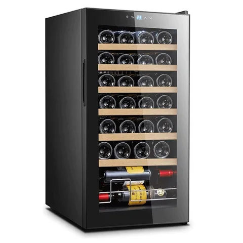 Cave à Vin Livoo GS145 74L 28 Bouteilles Noir