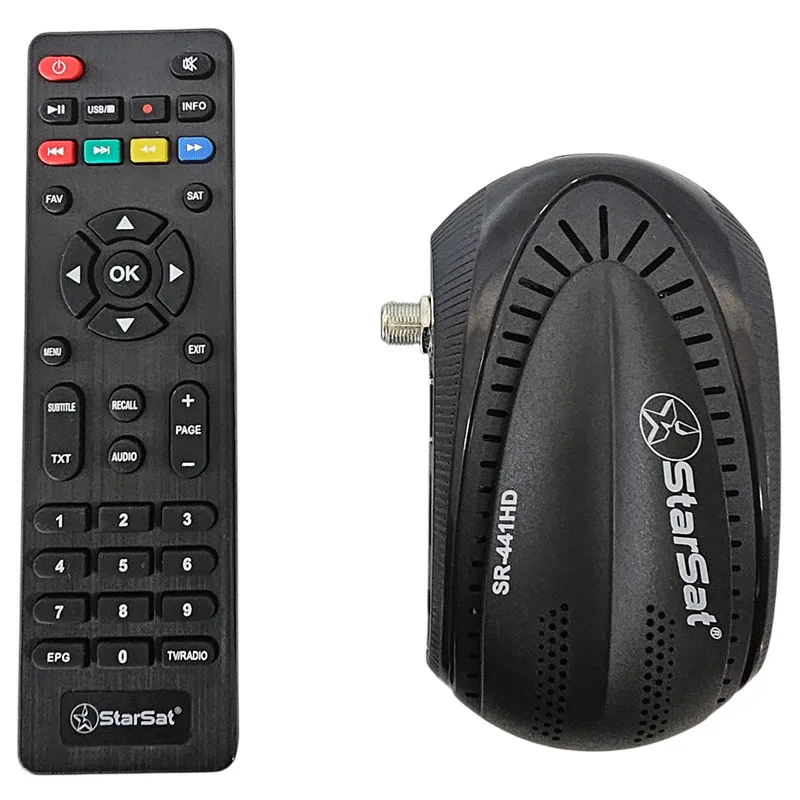 Recepteur Starsat SR-441HD+ABON 12 Mois Iptv+cle W