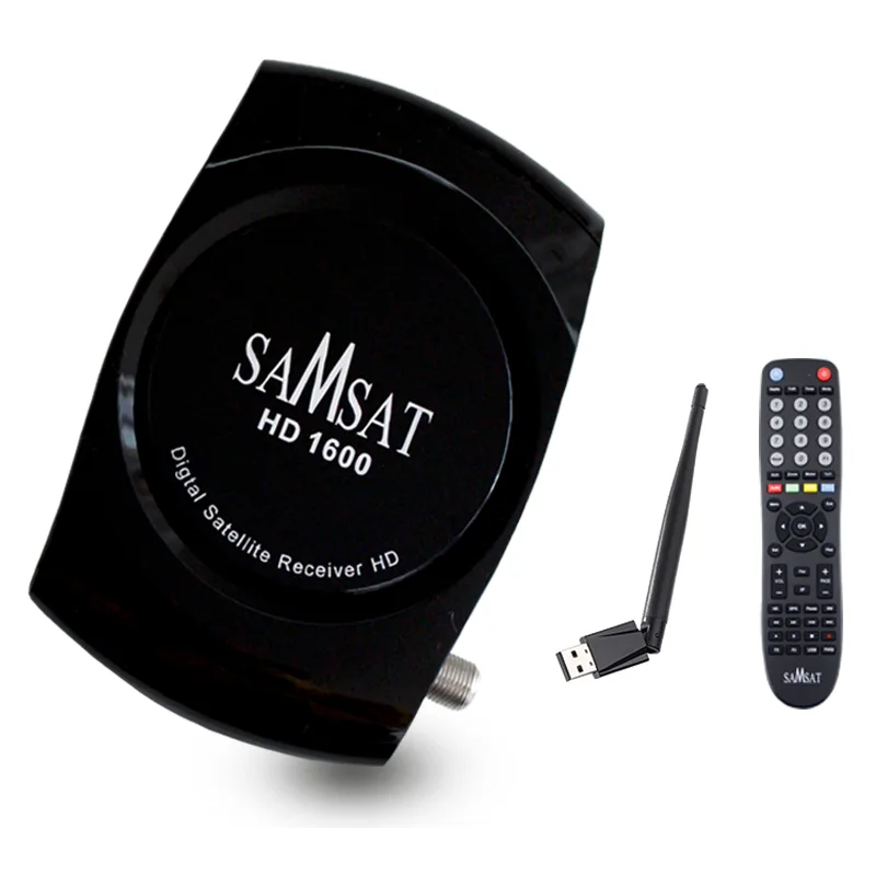 Recepteur Samsat 1600HD+12MOIS Shearing+iptv Cle W RC-SAM-1600