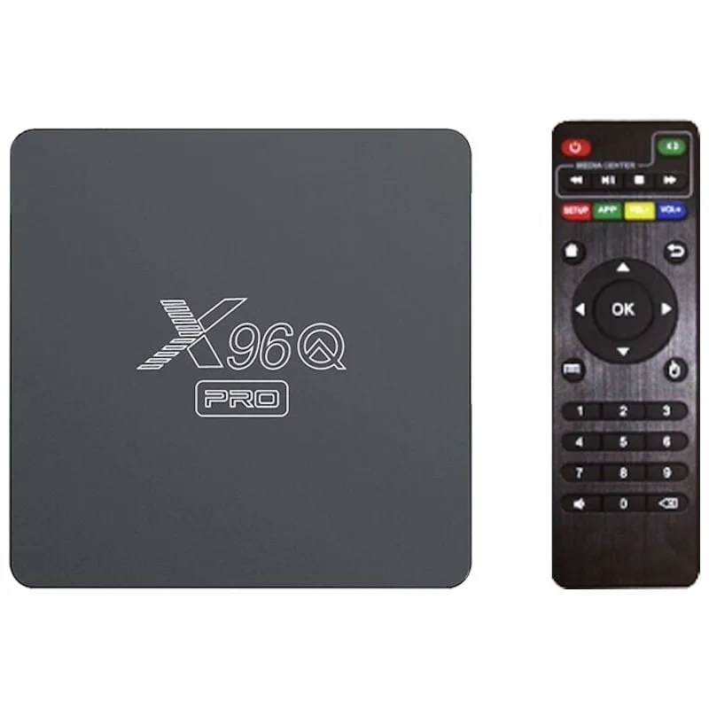 Box Android TV X96QPRO UHD 4K 4GO 32GO Pro Noir