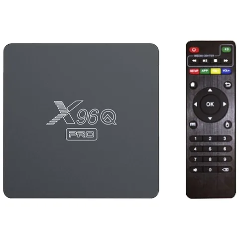 Box Android TV X96QPRO UHD 4K 4GO 32GO Pro Noir