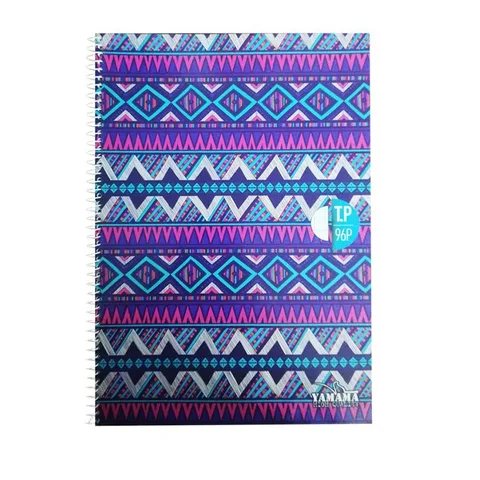 Cahier Tp spirale Grand Format Seyès 96 Pages Couverture Plastique 70-90 g/m² – YAMAMA