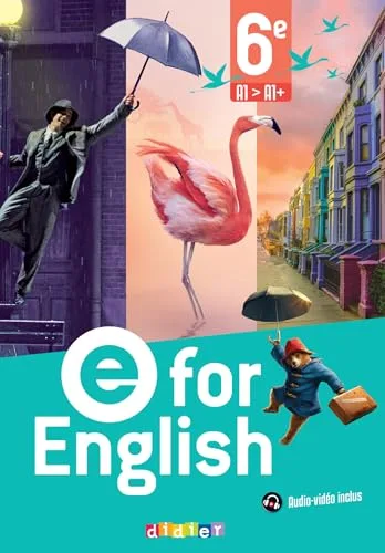 E For English - Anglais 6e - Éd. 2025 - Livre Élève