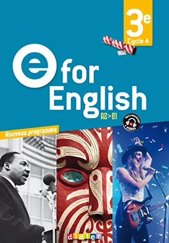 E For English 3e (éd. 2017) - Livre