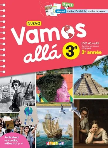 Nuevo Vamos Alla 3e - Éd. 2024 - Manuel-cahier Élève