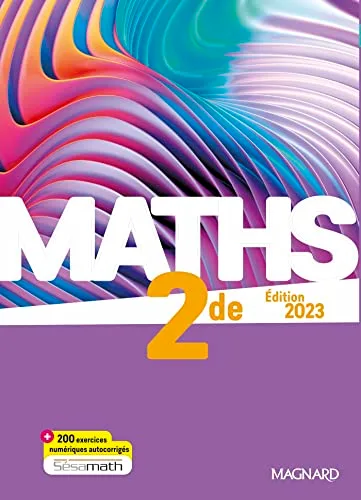 Maths 2de (2023) - Manuel Élève