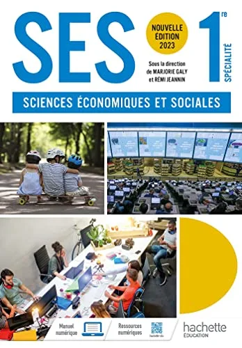 Sciences Economiques et Sociales 1re Specialite - Livre Élève - Éd. 2
