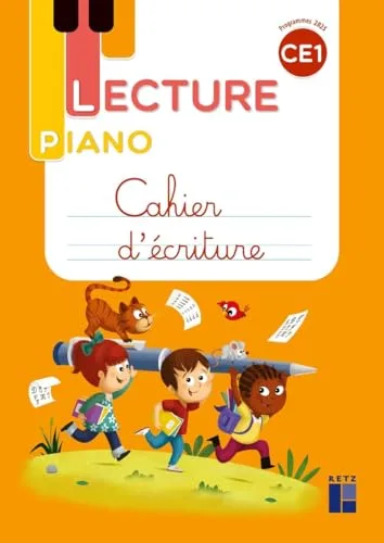 Lecture Piano - Cahier D'ecriture CE1 Programmes 2025