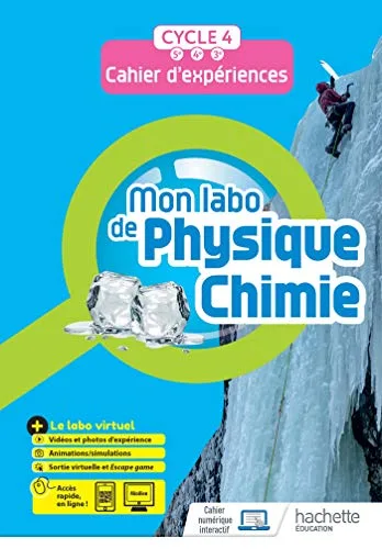 Cahier D'experiences Mon Labo de Physique Chimie Cycle 4