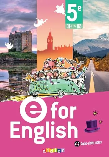 E For English - Anglais 5e - Éd. 2026 - Livre Élève