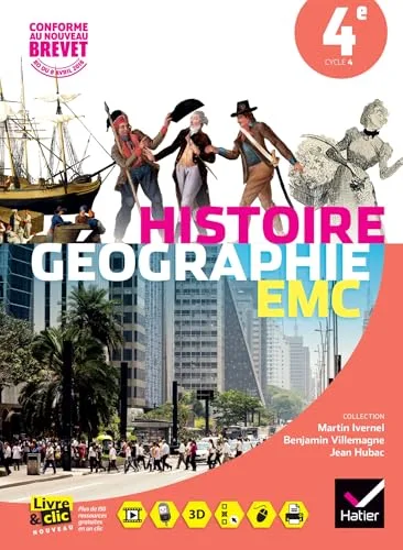Histoire-geographie Enseignement Moral et Civique 4e Éd. 2016 - Manue