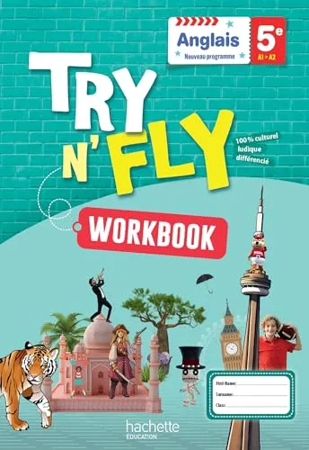 Try N' Fly Workbook Anglais 5e - Cahier Élève - Éd. 2026