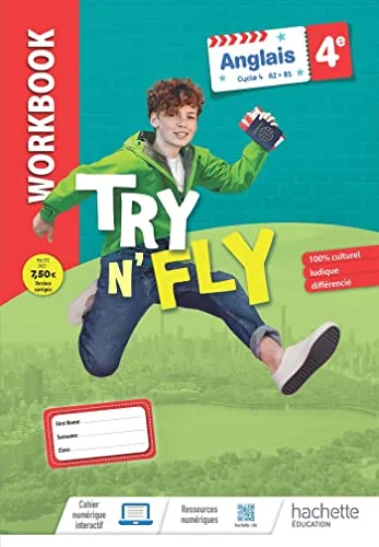 Anglais Collège - Try N' Fly Cycle 4 4e - Workbook - Éd. 2022