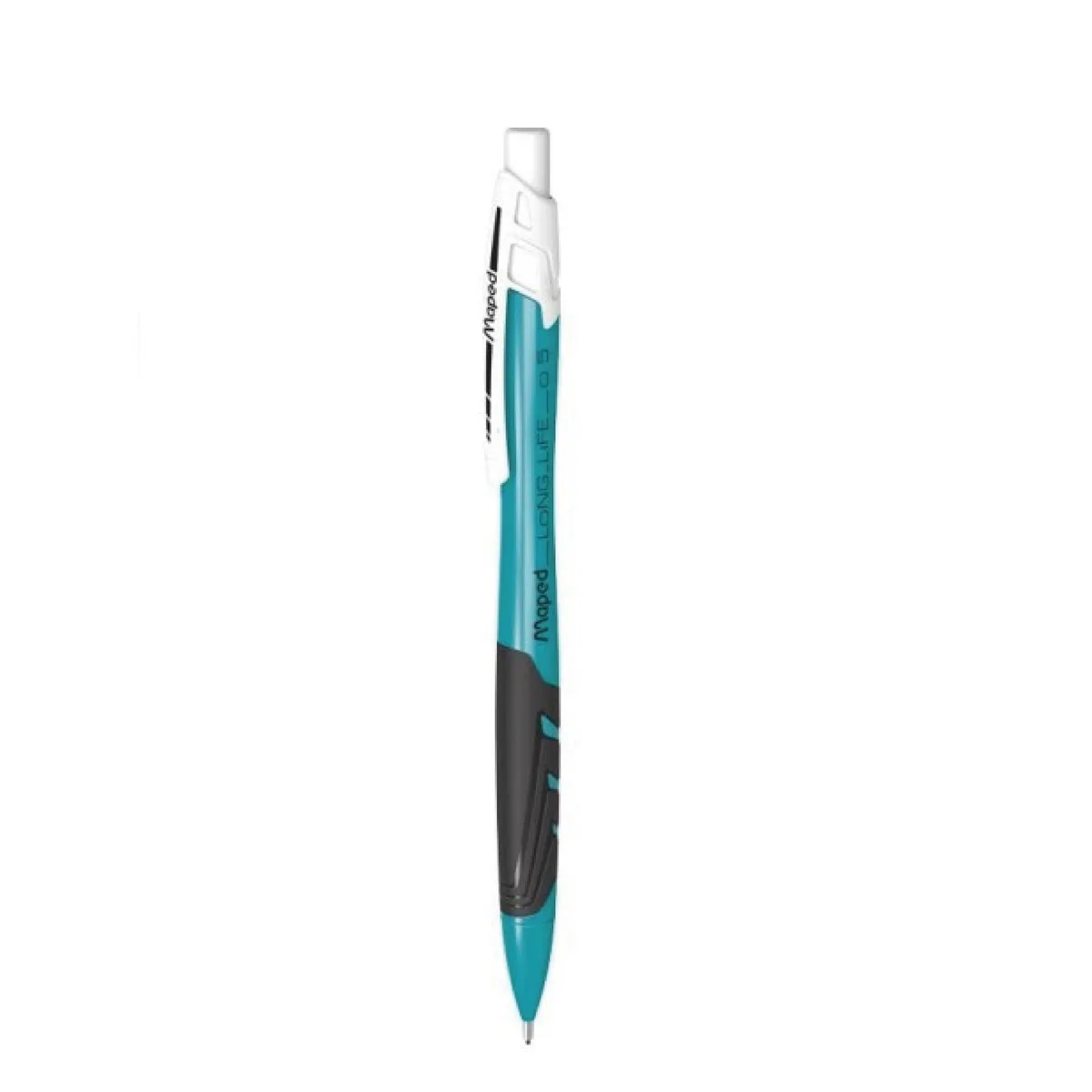 Porte-mine 0.5 MM Black'peps Long Life Bleu – Rechargeable avec Gomme Intégrée – Maped