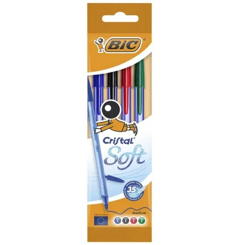 Pochette de 4 Stylo Soft Ass – Bic