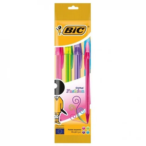 Poch de 4 Stylo Cristal Fashion
