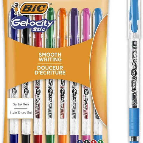Pochette de 8 Stylo Gelocity Stic Ass – Bic