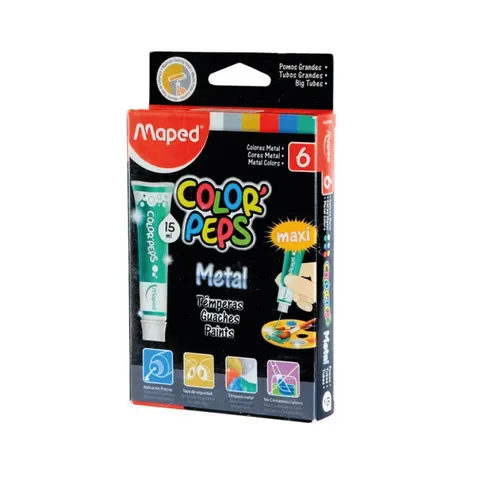Gouache Color'peps 6 Couleurs X 15 ML – Maped