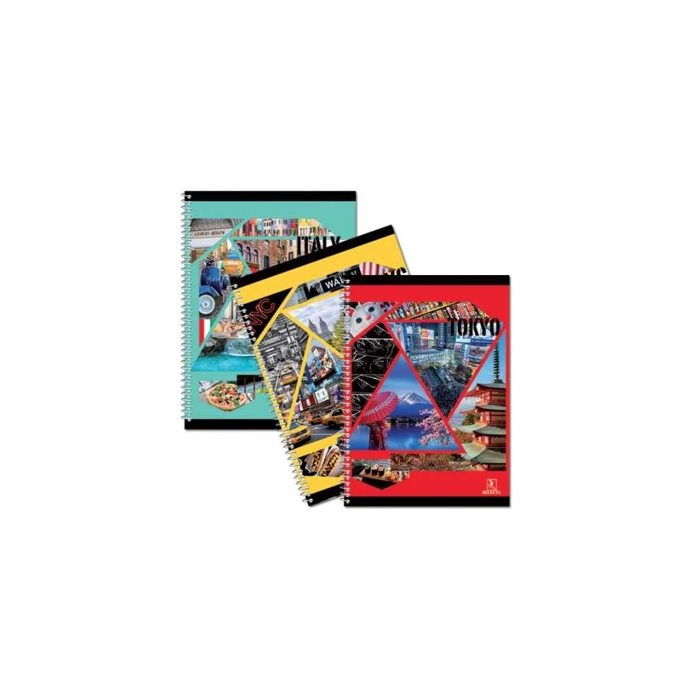 Cahier travaux pratiques reliure intégrale 21×29,7 (A4) 96 pages Séyès + Uni 60g – SELECTA