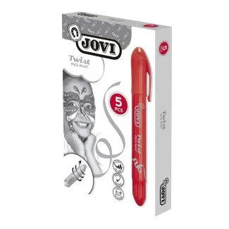 Jovi Boite 5 Twist Maquillage Rouge Ref 19105