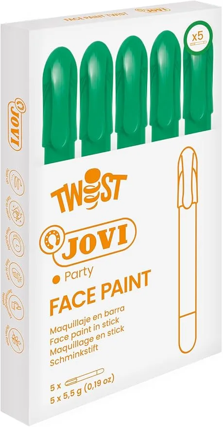 Jovi Boite 5 Twist Maquillage Vert Ref 19111