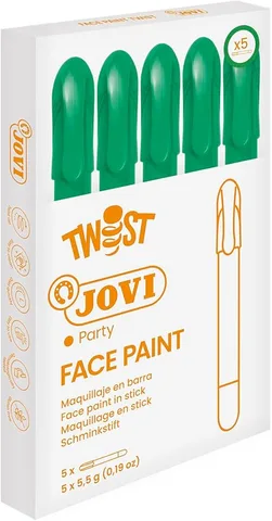 Jovi Boite 5 Twist Maquillage Vert Ref 19111