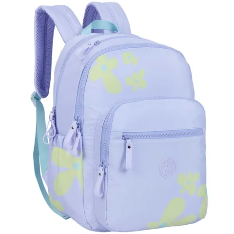 Sac à Dos 2 Compartiments, Petals Bleu – Marshmallow