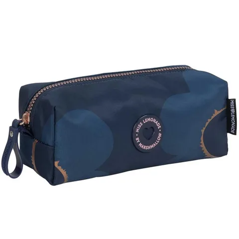 Trousse 1 Compartiment, Garden Navy – Miss Lemonade