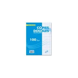 Copies doubles non perforées 17×22 100 pages Séyès 60g – SELECTA