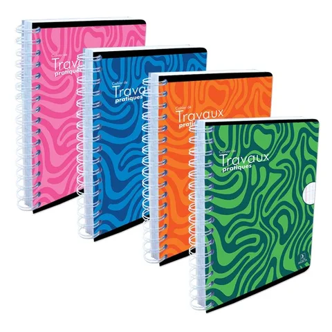 Cahier travaux pratiques reliure intégrale 21×29,7 (A4) 96 pages 5×5 + Uni 60g – SELECTA