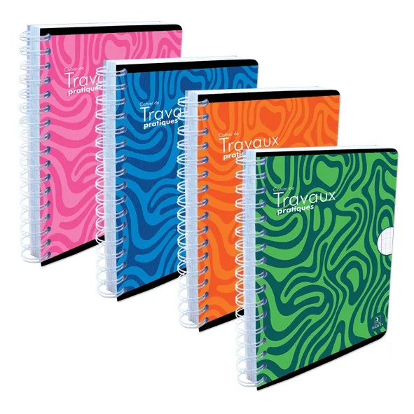 Cahier travaux pratiques reliure intégrale 21×29,7 (A4) 96 pages 5×5 + Uni 60g – SELECTA