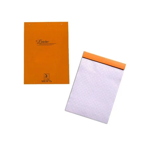 Bloc-notes 10,5×14,8 (A6) 160 pages 5×5 Leader – SELECTA