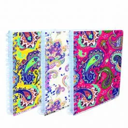 Cahier reliure intégrale 17×22 200 pages Séyès Cachemir – SELECTA