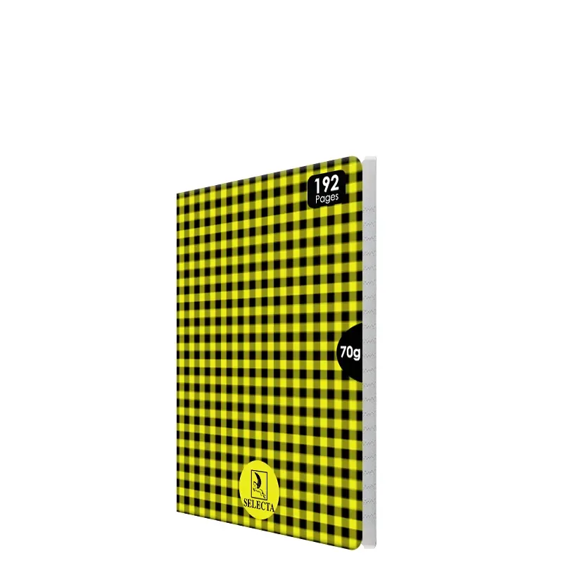 Cahier piqûre polypropylène 17×22 96 pages Séyès rouge – SELECTA