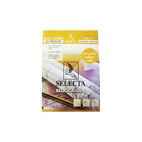 Papier calque Canson 21×29,7 (A4) – SELECTA