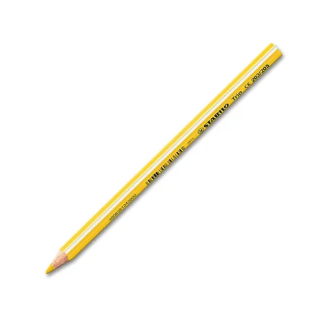 Crayon de Couleur Trio Thick Jaune – Stabilo